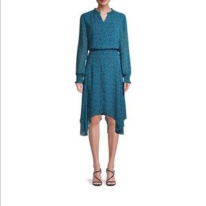 Time and tru long sleeve handkerchief dress NWT